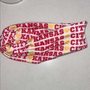 Kansas City  Headband - Red and Yellow